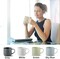 Coffee Mugs, Stackable Porcelain Coffee Cups Gift Set of 4 with Metal Stand